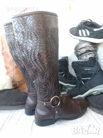 дамски ботуши original  SERGIO TODZI® ,N- 38 - 39 - тъмно кафяви, плетена кожа, снимка 5 - Дамски ботуши - 43563453