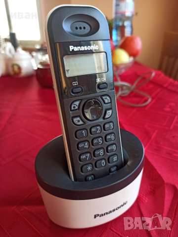 Безжичен стационарен телефон PANASONIC, снимка 3 - Стационарни телефони и факсове - 43449738