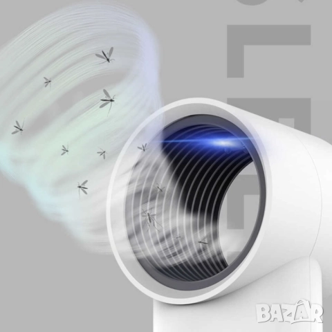 LED лампа против комари; Размер: 12,3 х 19,8 х 10, 8 см; Функция: Комарът попада в 360 градусово зав, снимка 12 - Друга електроника - 52041857