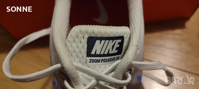 Маратонки Nike Air Zoom Pegasus 34, White/Purple, 38 номер , снимка 12 - Маратонки - 47994822