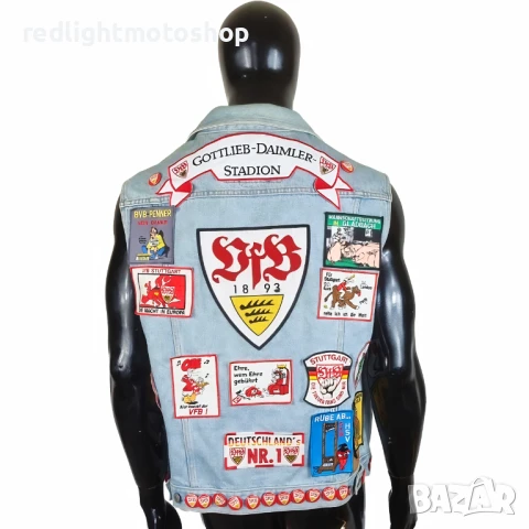 📌 5283 Queens Мъжки дънков елек | Размер XL | 120 лв., снимка 2 - Аксесоари и консумативи - 50889252