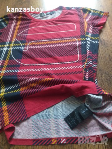 g-star royal tartan print straight rt wmn - страхотна дамска тениска, снимка 8 - Тениски - 32750839