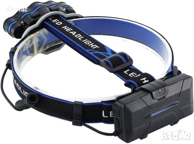 CLUHERTVY Челник със светодиодно акумулаторно фенерче за глава , снимка 3 - Други - 44101542