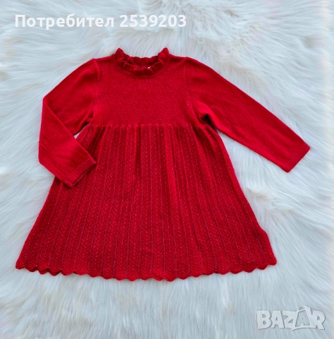 Детска Коледна рокля H&M 12-18 месеца