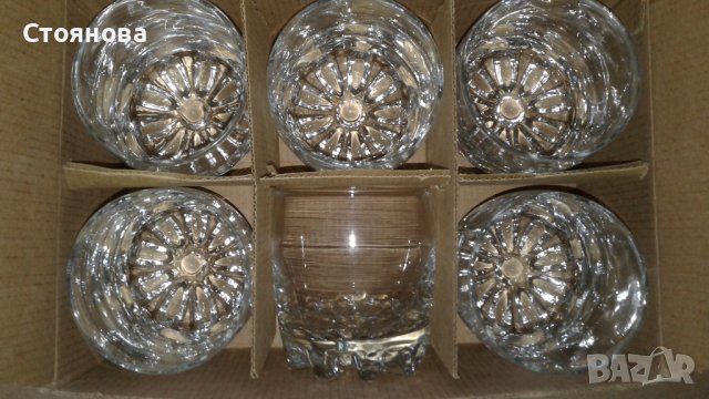 Сервиз - 6 броя стъклени чаши, снимка 8 - Сервизи - 40862156