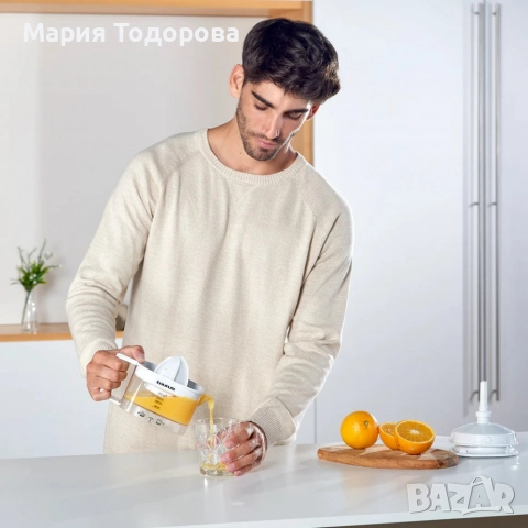 Компактна сокоизтисквачка Taurus TC-350, 25W, с двупосочно въртене и кана, снимка 3 - Аксесоари за кухня - 52967998