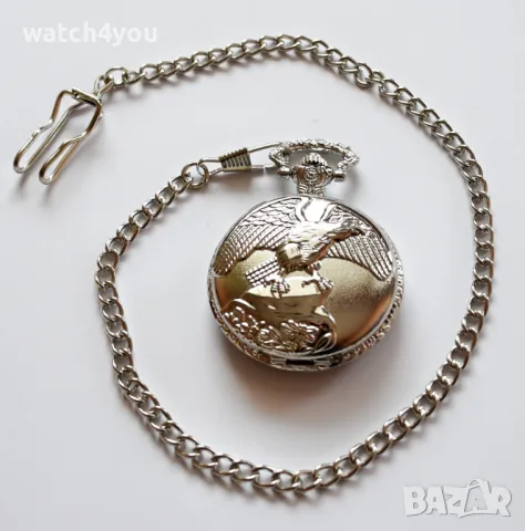 НОВ ДЖОБЕН ЧАСОВНИК С ВЕРИГА И КАПАЧЕ. КАЧЕСТВЕНИ ДЖОБНИ ЧАСОВНИЦИ.POCKET WATCH.DZHOBEN CHASOVNIK, снимка 5 - Джобни - 41335491