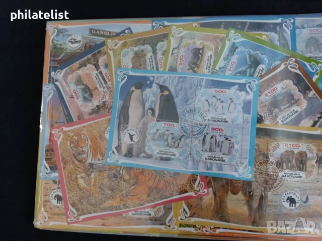 Пакет от 128 блока - Африкански държави, различни, тематични – 2019 година, снимка 3 - Филателия - 51991034