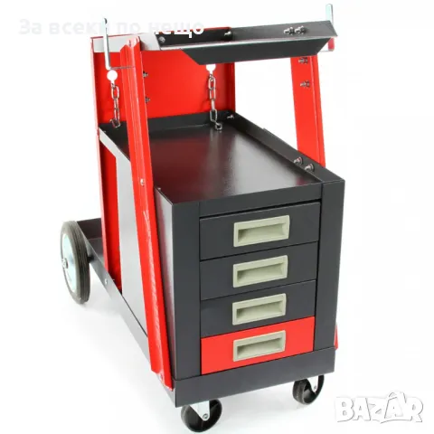 Количка за заваръчни апарати - електрожени с 4 чекмеджета Mar-Pol, снимка 2 - Други инструменти - 50350843