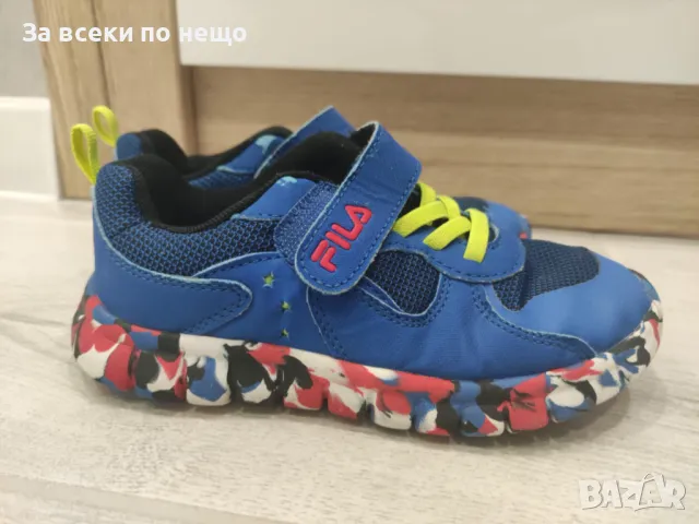 Fila Детски Сини Маратонки Фила - 29 номер, снимка 5 - Детски обувки - 50127838