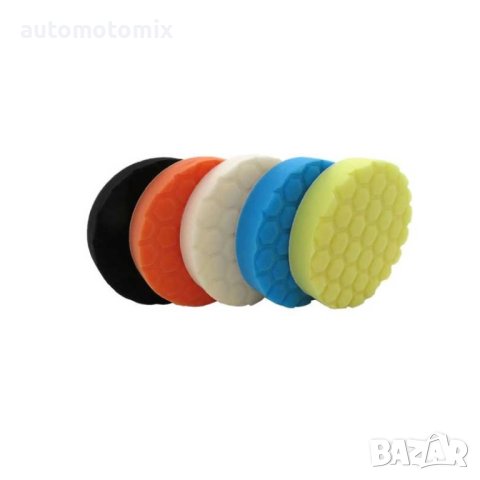 ГЪБИ ЗА ПОЛИРАНЕ НА ФАРОВЕ И КАРОСЕРИЯ НА КОЛА 5БР. - 254786, снимка 3 - Аксесоари и консумативи - 43464531