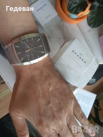 Голям Skagen 747LSLD, снимка 3 - Мъжки - 28946264