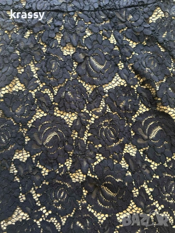 НОВА елегантна дамска рокля от дантела с отворен гръб (размер XS-S), снимка 3 - Рокли - 53065053