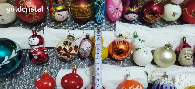 Стъклена играчка за елха връх , снимка 16 - Други ценни предмети - 36241624