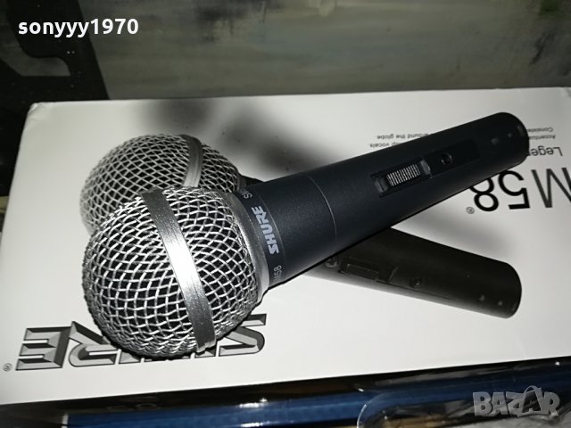 shure sm58-ВОКАЛЕН КОМПЛЕКТ-profi microphone, снимка 7 - Микрофони - 28694150