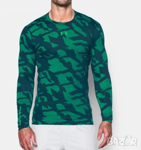 Under Armour ColdGear Jacquard Compression - мъжка фитнес блуза М