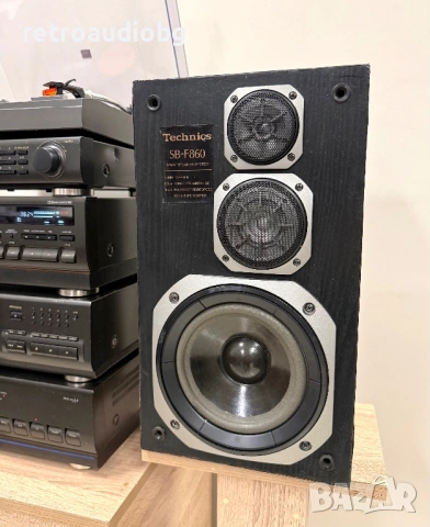 🔊Ретро аудио система - сет TECHNICS - усилвател, сд, триглав дек, тунер, грамофон и тонколони🔈 , снимка 7 - Аудиосистеми - 53462096