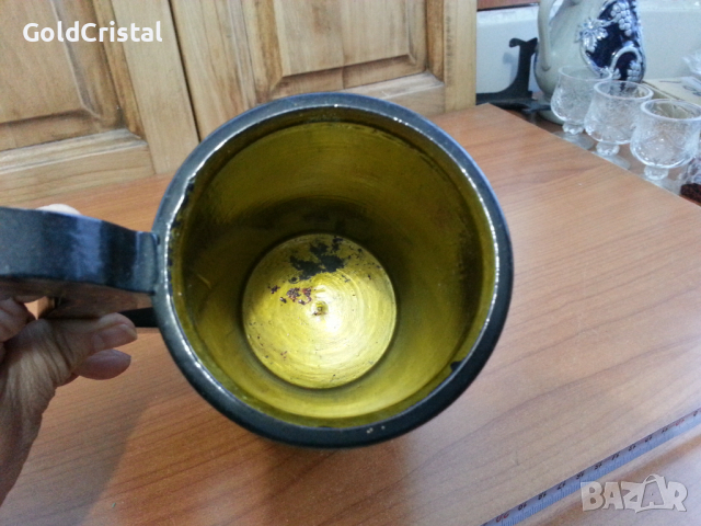 Руска дървена халба хохлома, снимка 4 - Антикварни и старинни предмети - 36502146