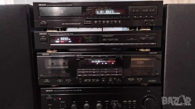 Комплект Denon - Amp,CD,Tuner,Deck, снимка 6 - Аудиосистеми - 52676742