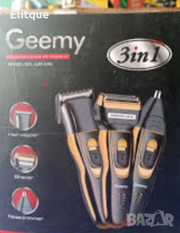 Машинка за подстригване и тример 3 в 1 Gemei GM-595