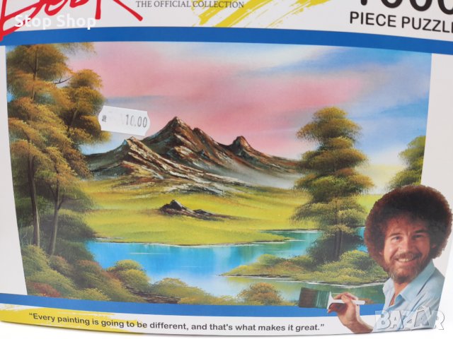 Bob Ross пъзел пейзаж 1000 части , снимка 7 - Игри и пъзели - 43987124