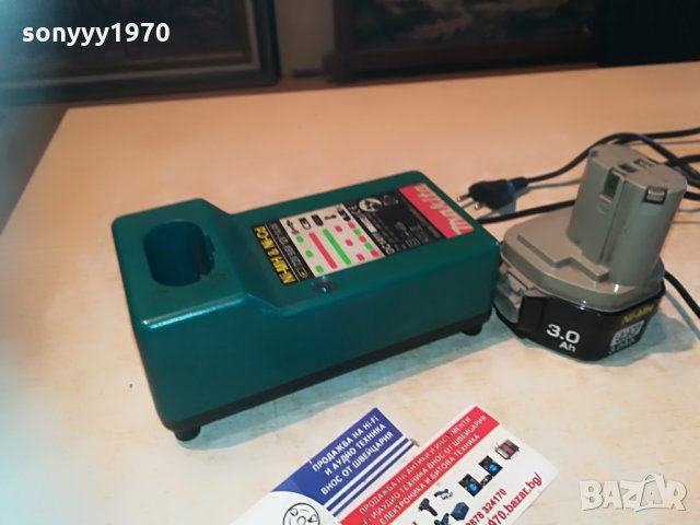 makita charger+battery внос england 1306211028, снимка 7 - Винтоверти - 33197664