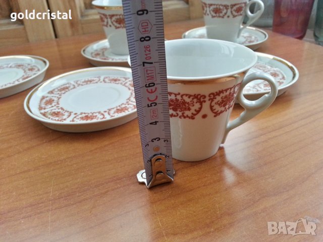 Стар български порцелан чаши за кафе , снимка 4 - Антикварни и старинни предмети - 39815648