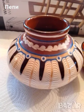 Глинени 2бр чашки и гърненце, снимка 9 - Декорация за дома - 48582147