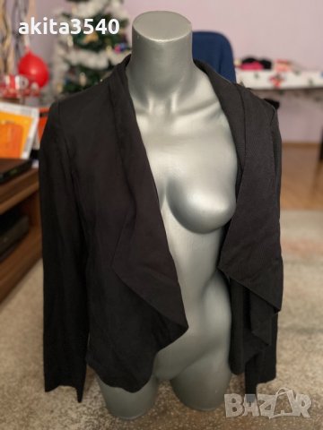 Черна асимтрична жилетка Orsay, снимка 10 - Жилетки - 35321532