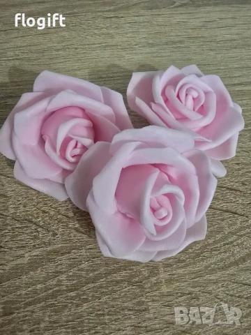 Рози фоам 7см , снимка 5 - Изкуствени цветя - 50749883