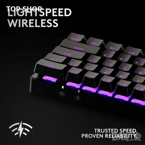 Logitech G PRO X 60 LIGHTSPEED безжична гейминг механична клавиатура, снимка 3 - Клавиатури и мишки - 49944911