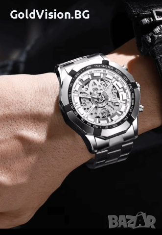 Мъжки часовник BINBOND S033 + ПОДАРЪК, снимка 2 - Мъжки - 53179274