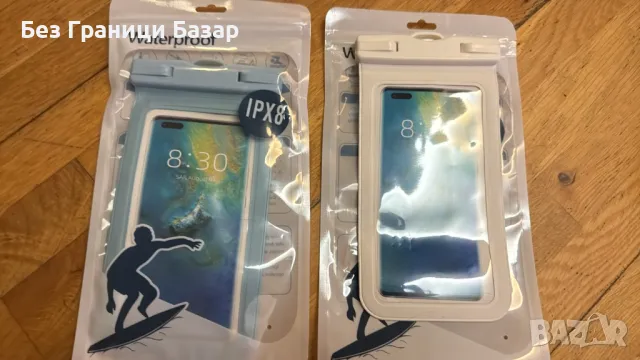 Нови 2 броя универсален Водоустойчив вакуумен калъф за телефон, снимка 2 - Калъфи, кейсове - 47650311