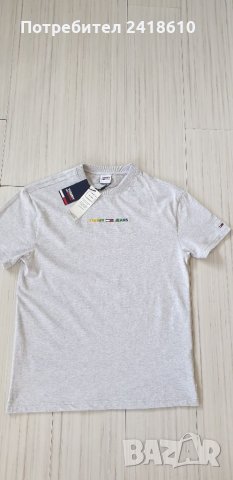 Tommy Hilfiger Silver Grey Multicolor  Mens Size S НОВО! ОРИГИНАЛ! Мъжка Тениска!, снимка 3 - Тениски - 35647815