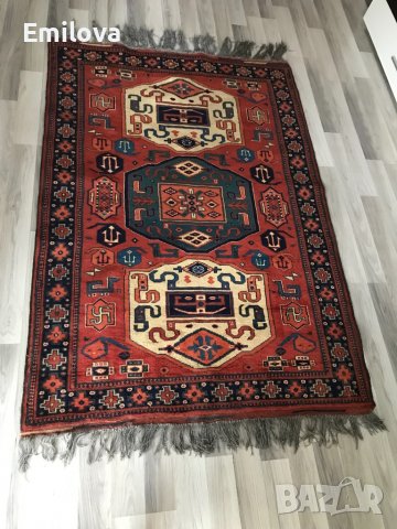 Турски ръчно тъкан килим, снимка 4 - Килими - 37083464