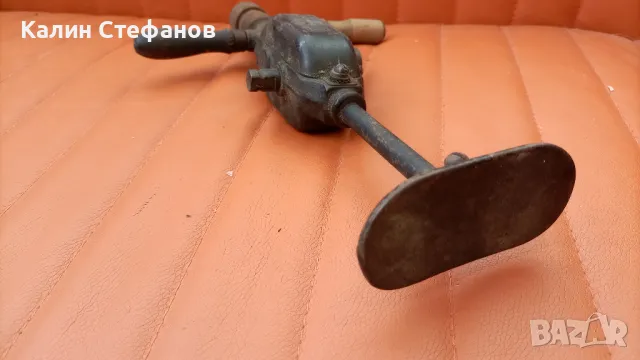 Ретро ръчна бормашина, маткап, полска, масивна, снимка 4 - Антикварни и старинни предмети - 48104323
