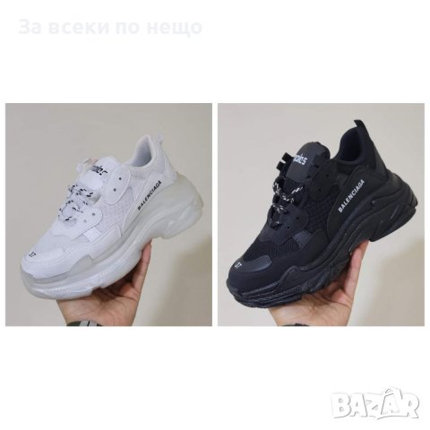 Дамски маратонки Balenciaga👟 Мъжки спортни обувки Баленсиага 👟 Унисекс маратонки - 2 цвята, снимка 1