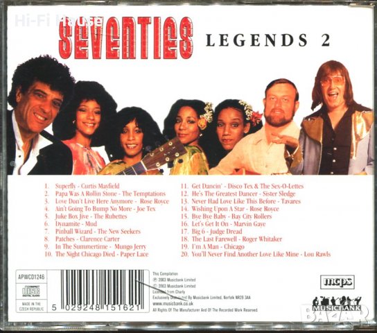Seventies -Legends-vol 2, снимка 2 - CD дискове - 37309655
