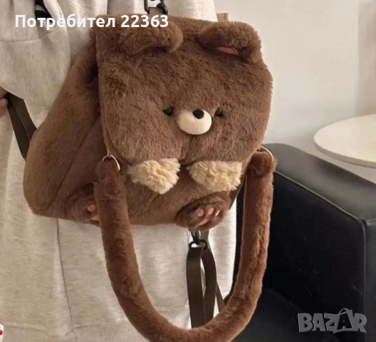 Детска плюшена раничка, снимка 2 - Раници - 51973795