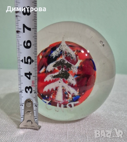 Български стъклени преспапиета от соца , снимка 12 - Колекции - 52686114