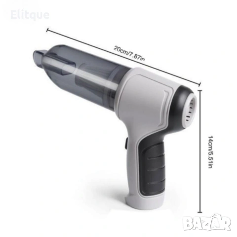 Мощна преносима мини прахосмукачка 2 в 1 - за кола и дома, снимка 11 - Друга електроника - 53557053