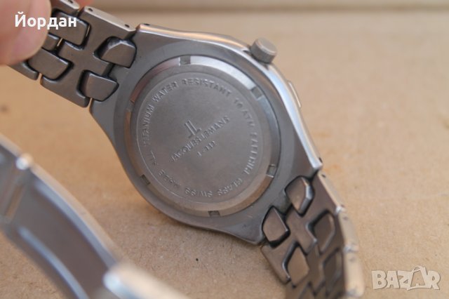 Швейцарски титаниев мъжки часовник ''Jacques Lemans'', снимка 7 - Мъжки - 43973942