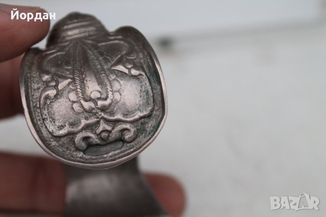 Стара сребърна възрожденска гривна , снимка 5 - Антикварни и старинни предмети - 38376132