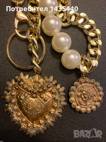 Двойно колие на дизайнерката Анелия Милчева, снимка 3 - Колиета, медальони, синджири - 52395611