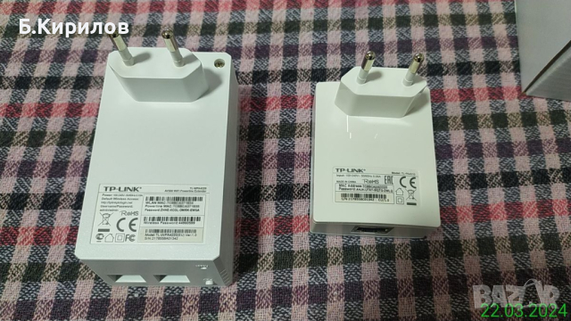 Powerline TL-WPA4220KIT AV500 + WiFi Extender, снимка 3 - Рутери - 44894949