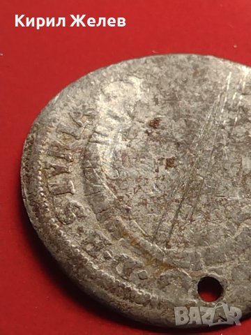 Сребърна монета 6 кройцера Леополд първи Грац Херцогство Щирия 13622, снимка 7 - Нумизматика и бонистика - 42984587