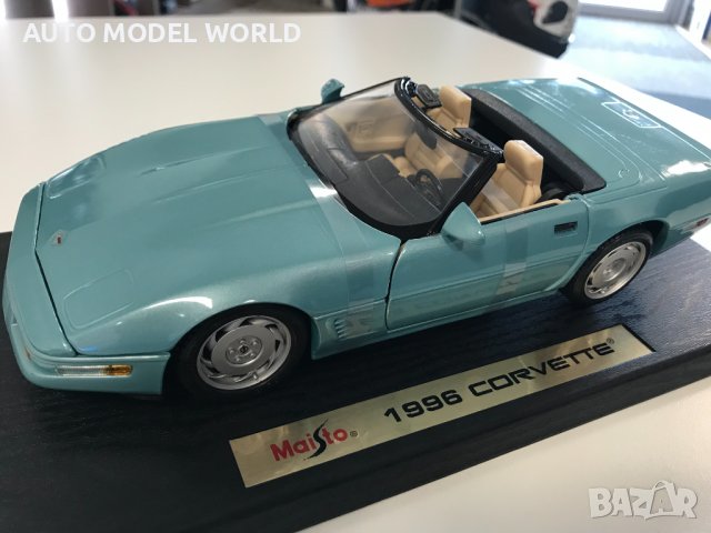 MAISTO метална колекционерска количка CHEVROLET CORVETTE 1997 1:18NEW, снимка 7 - Колекции - 39077226