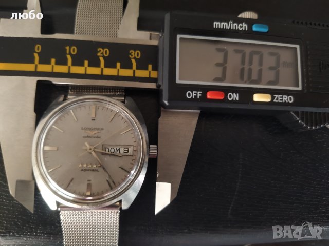 Мъжки Часовник LONGINES ADMIRAL 5 ESTRELLAS AUTOMÁTICO ПРОТИВО ВОДЕН РЕЗЕРВИРАН РАБОТИ ПЕРФЕКТНО , снимка 9 - Мъжки - 37647921
