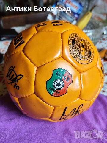 Колекционерска футболна топка на Литекс , снимка 1