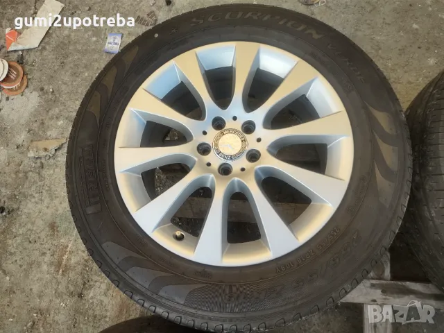 18 джанти 5х112 Mercedes ML W164 GLE W166 8J et56 Оригинал, снимка 4 - Гуми и джанти - 47842620